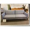 Image 2 : "Ivy + Bean Movie" IVY's- house contemporary grey / blue 2 seat sofa ( Excellent shape, approx. 85 i