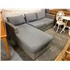 Image 1 : "Ivy + Bean Movie" - 2 piece patio sectional sofa ( excellent shape , approx. 87 inches wide by 63 i