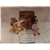 Image 1 : "Ivy + Bean Movie"   Bean's bedroom content - Includes Stuffed toys, dolls, wicker basket.