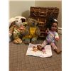 Image 2 : "Ivy + Bean Movie"   Bean's bedroom content - Includes Stuffed toys, dolls, wicker basket.