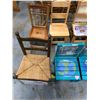 Image 2 : "Ivy + Bean Movie"  - Group of 7 kids wooden and wicker chairs/ stool and Doll house