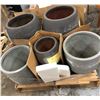 Image 1 : "Ivy + Bean Movie"  - pallet of assorted size ceramic planters (Approximately 8 pieces)