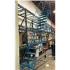 Image 1 : 15ft tall narrow step ladder (Approximately 15ft tall x 98in depth x 29in wide)