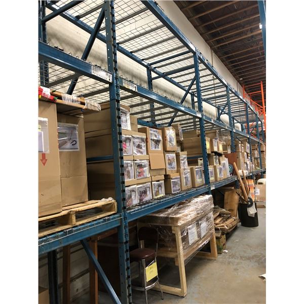 Blue Warehouse Pallet racking - includes Seven vertical uprights , 18 ...