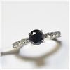 Image 2 : $2000 14K Black Diamond(0.55ct) Diamond (0.35Ct,I1-3,G-H) Ring