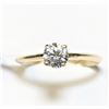 Image 1 : $800 10K White Moissanite Test Like Diamond Looks Better(0.5ct) Ring