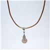 Image 3 : $160 Silver Rose Quartz With High Fashion Chord Necklace