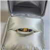 Image 3 : $120 Silver Genuine Emerald Cut Citrine Ring