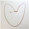 Image 1 : Silver Rose Gold Plated 18" Necklace