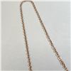 Image 2 : Silver Rose Gold Plated 18" Necklace