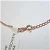 Image 3 : Silver Rose Gold Plated 18" Necklace