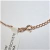 Image 3 : Silver Rose Gold Plated 18" Necklace