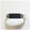 Image 1 : $100 Silver Black Onyx Ring