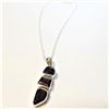 Image 3 : $240 Silver Garnet 18" You Will Get A Random Select Shape Of The Pendant Necklace