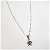 Image 1 : $100 Silver Star Macasite 16" Link Chain Made In Thailand Necklace