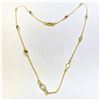 Image 1 : $300 Silver Genuine Multi Gemstone 18" Gold Plated Necklace
