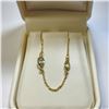 Image 3 : $300 Silver Genuine Multi Gemstone 18" Gold Plated Necklace