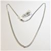 Image 1 : $39 Silver Curb 18" Necklace