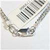 Image 3 : $39 Silver Curb 18" Necklace