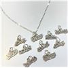 Image 2 : $50 Silver It'S For 1 Pendant And 16" Chain, For Pendant "You Will Get A Random Letter" Necklace