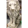 Image 2 : "Ivy + Bean Movie" - Set of 2 small porcelain decorative lion figurines (approx. 21in height x 9in w