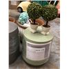 Image 2 : Group of assorted sized ceramic planters & plant stands