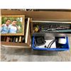 Image 2 : Pallet of misc. set dec items - includes tools/ framed wall hangings/ decorative pieces etc.