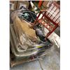 Image 1 : Pallet of misc. set dec items - includes kids furniture/ push mower/ jars w/ hardware/ wooden toolbo