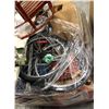 Image 3 : Pallet of misc. set dec items - includes kids furniture/ push mower/ jars w/ hardware/ wooden toolbo