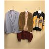 Image 1 : TMC Show Rack full of assorted set dec wardrobe - includes 2pc suits/ suit jackets/ medieval costume