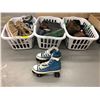 Image 1 : "Ivy + Bean Movie" 3 baskets full of men's assorted boots & shoes