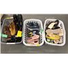 Image 1 : "Ivy + Bean Movie" 3 baskets full of women's sneakers & boots
