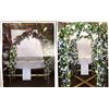 Image 1 : "Ivy + Bean Movie"  Trantez yard - wedding metal arbor & artificial flowers