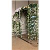 Image 3 : "Ivy + Bean Movie"  Trantez yard - wedding metal arbor & artificial flowers