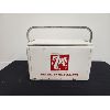 Image 1 : NO RESERVE VINTAGE ORIGINAL 7UP COOLER WITH LID