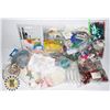 Image 1 : LARGE BOX FULL OF CRAFTING SUPPLIES