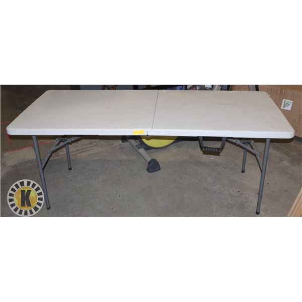 6' LONG FOLD UP TABLE