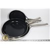 Image 1 : BLUE DIAMOND 4 NON STICK PAN (3 DIFFERENT SIZES)