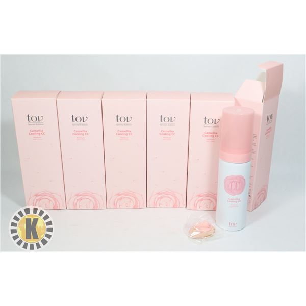 6 NEW BOTTLES MEDIUM-23 TOV CAMELLIA COOLING CC
