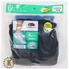 Image 1 : BLACK ANKLE SOCKS,12-16,PACK OF 6,FRUIT OF THE