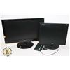 Image 1 : LOT OF TWO COMPUTER MONITORS, NO CABLES