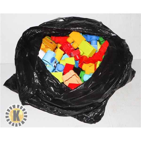 BAG OF ASSORTED MEGA BLOCKS