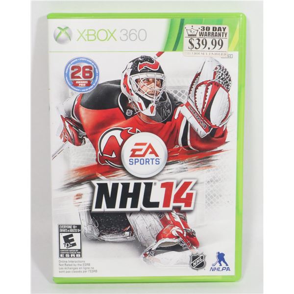 XBOX 360 EA SPORTS NHL 14