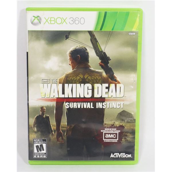 Xbox 360 AMC THE WALKING DEAD SURVIVAL INSTINCT