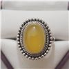 Image 1 : SILVER GENUINE GEMSTONE RING (SIZE 6.75)