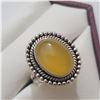 Image 2 : SILVER GENUINE GEMSTONE RING (SIZE 6.75)