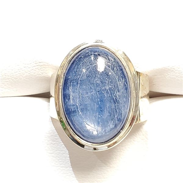 SILVER GENUINE GEMSTONE RING(~WEIGHT 12.16G)