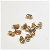 Image 1 : 10K YELLOW GOLD PACK OF 12 BUTTERFLY 0.7G