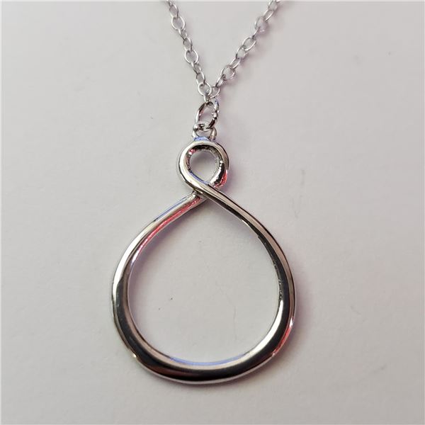 SILVER  NECKLACE (~LENGTH 18INCHES)