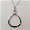 Image 1 : SILVER  NECKLACE (~LENGTH 18INCHES)